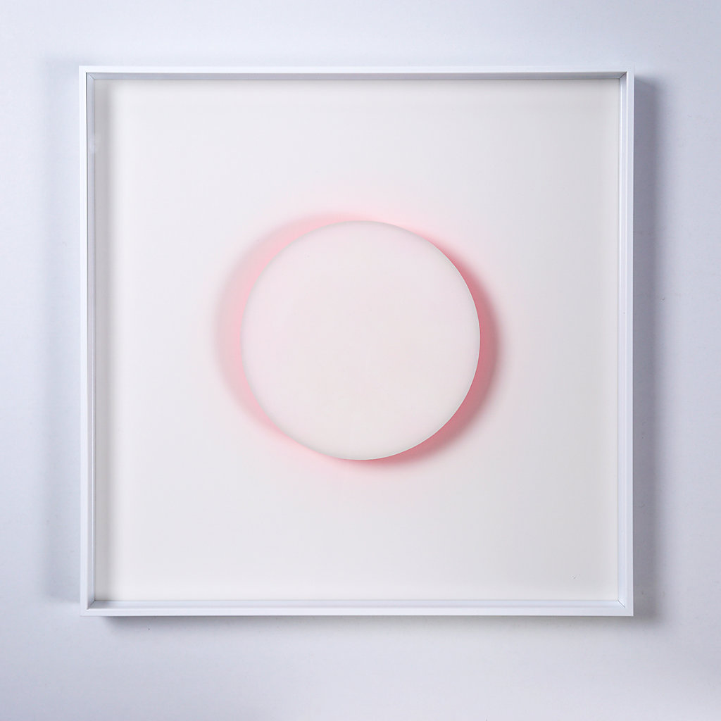 Even the moon borrows it’s light from the sun – White/Magenta 